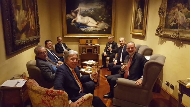 da sx a dx Paolo Baracchino, Maurizio Tarquini, Orazio Vagnozzi, Roberto Schneuwly, Valerio Mearini, Marco Maffei, Stefano Azzolari