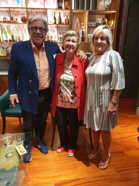 da sinistra Paolo Baracchino, Annie Feolde e Sara Baracchino