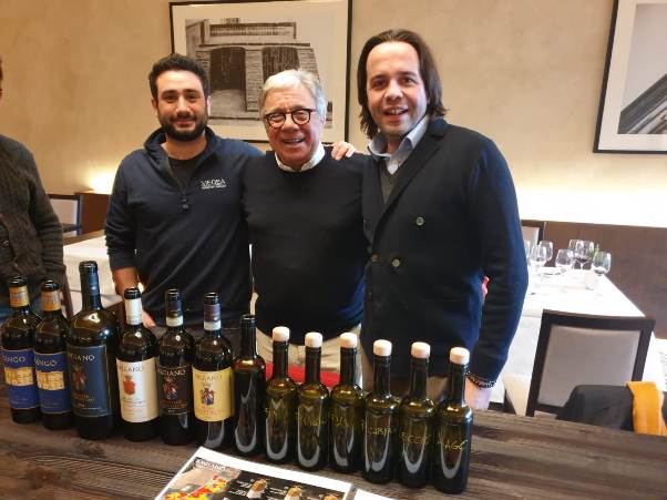 da sinistra Roberto Caporossi, Paolo Baracchino e Bernardino Sani A