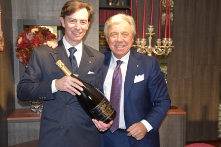  da sinistra Alessandro Tomberli direttore dell'Enoteca Pinchiorri e Paolo Baracchino