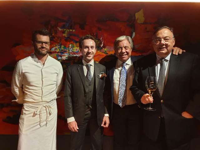 da sinistra Enrico Bartolini, Benoit Maillard, Paolo Baracchino, Christian Roger