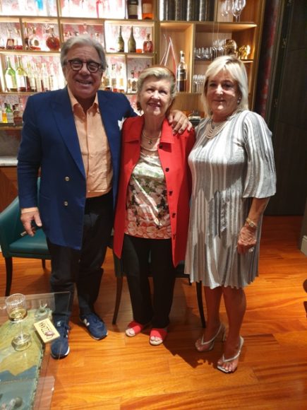 da sinistra Paolo Baracchino, Annie Feolde e Sara Baracchino