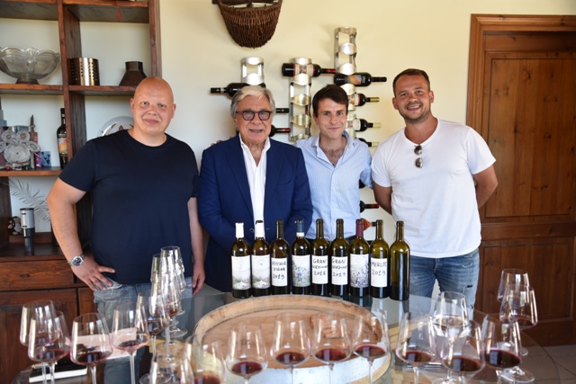 da sinistra Alessandro Mannelli, Paolo Baracchino, Emanuele Gratez, Niccolò Righini
