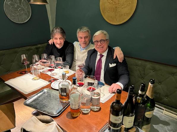 da sinistra Sergio Antonini, Renzo Cotarella e Paolo Baracchino
