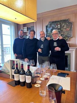 da sinistra Niccolò Carrara, Sergio Antonini, Leonardo Raspini e Paolo Baracchino