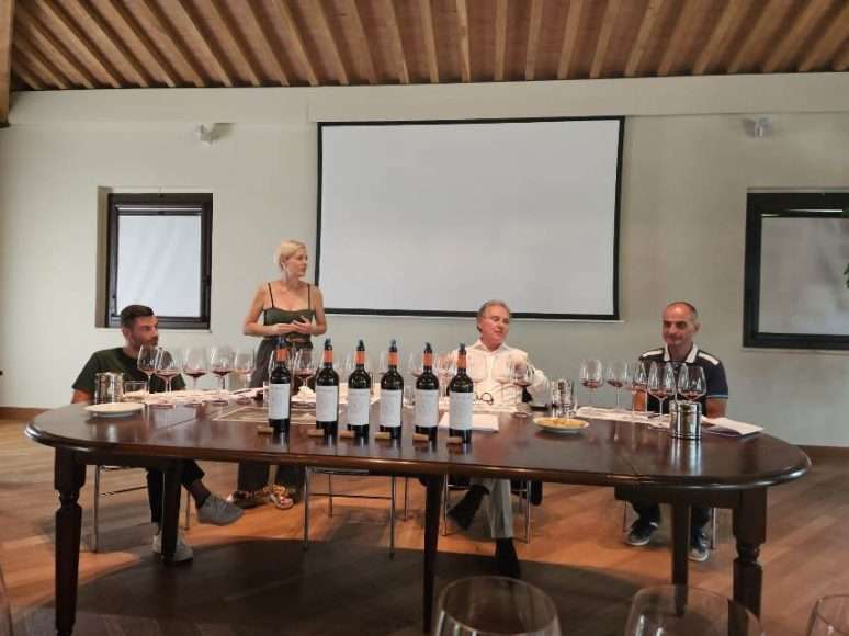 DA SINISTRA DOTT. GIOVANNI ZERINI, DOTT.SSA MIRIA BRACALI, DOTT. ANDREA CECCHI, DOTT LUCA GUIGGIANI