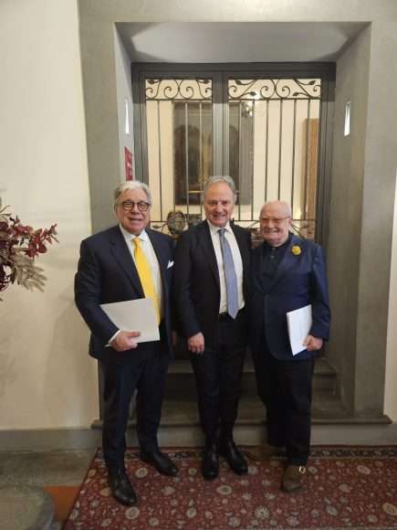 DA SINISTRA PAOLO BARACCHINO, ANDREA CECCHI E GIANNI MERCATALI