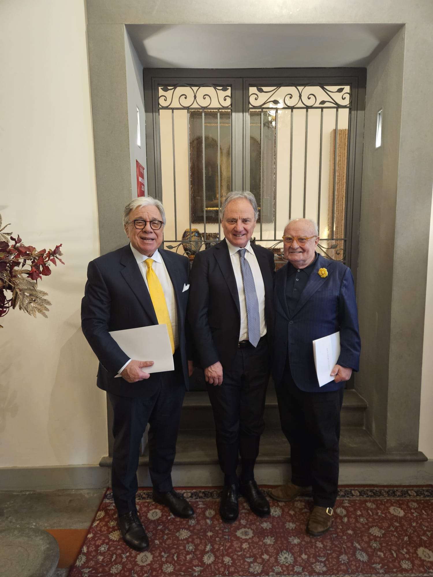 DA SINISTRA PAOLO BARACCHINO, ANDREA CECCHI E GIANNI MERCATALI